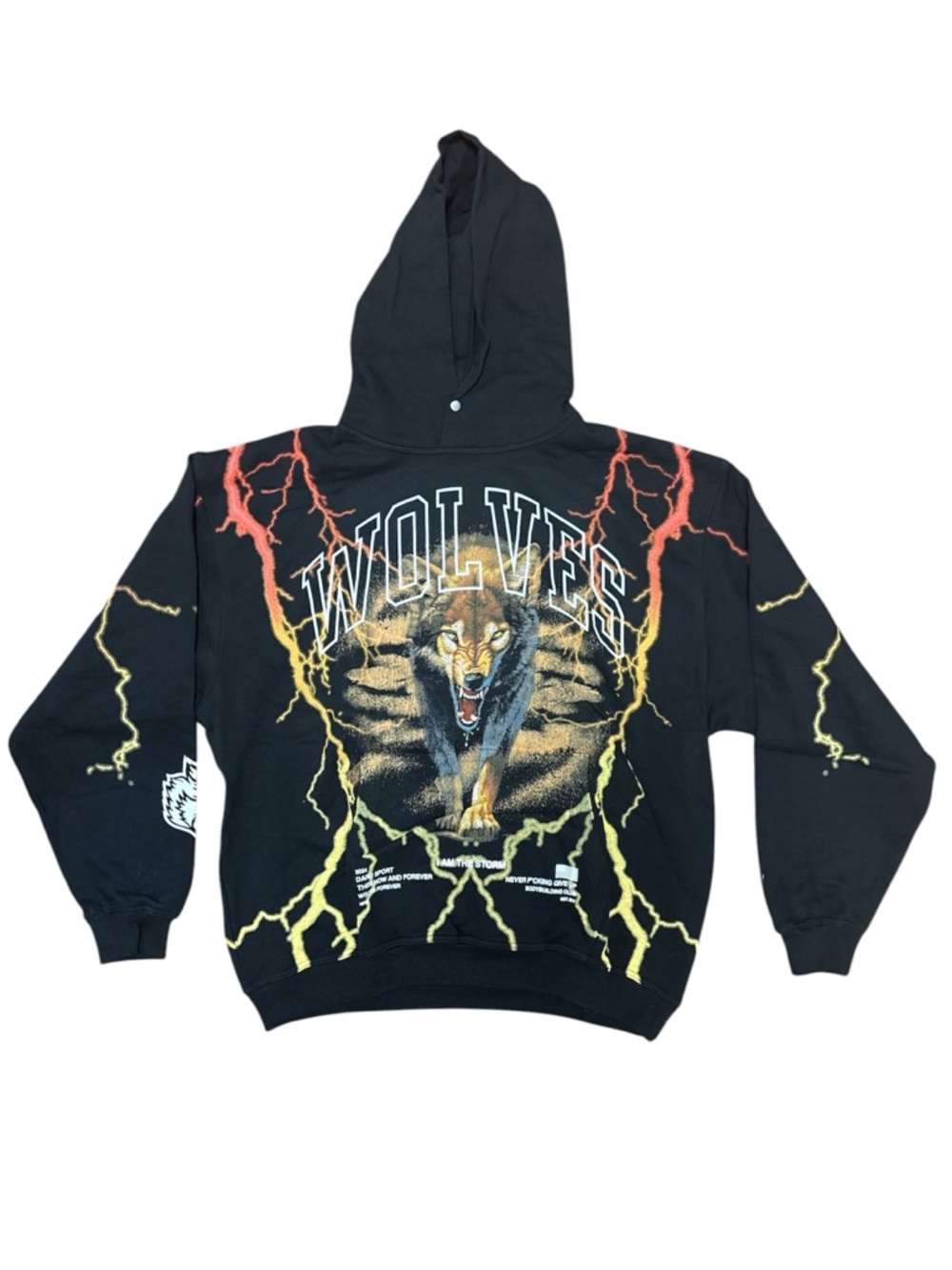 Darc Sport Wolves I am The Storm Hoodie Size: XL NWOT